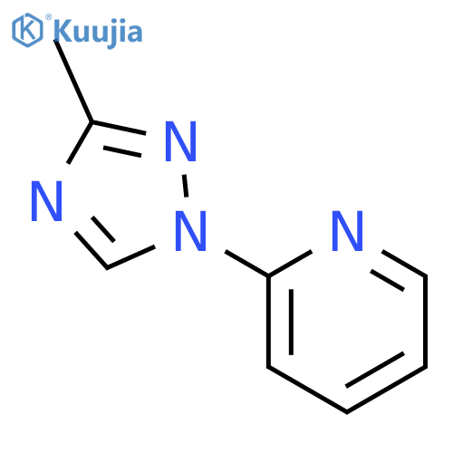 Pyridine, 2-(3-methyl-1H-1,2,4-triazol-1-yl)- structure