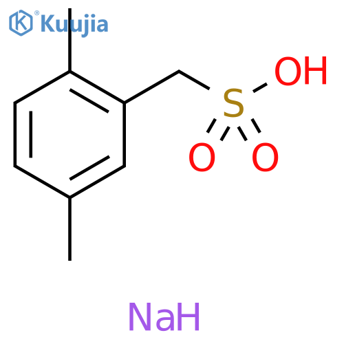 sodium (2,5-dimethylphenyl)methanesulfonate structure