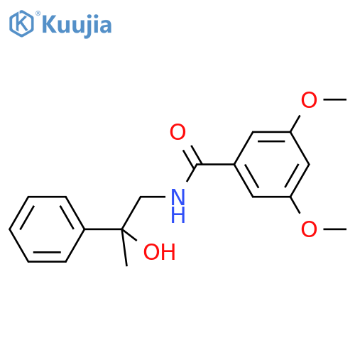 N-(2-hydroxy-2-phenylpropyl)-3,5-dimethoxybenzamide structure