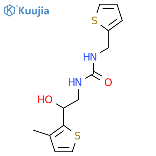 3-2-hydroxy-2-(3-methylthiophen-2-yl)ethyl-1-(thiophen-2-yl)methylurea structure