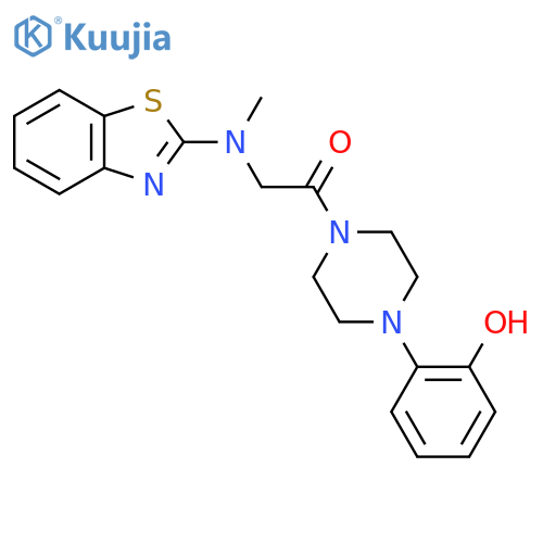 2-[(1,3-benzothiazol-2-yl)(methyl)amino]-1-[4-(2-hydroxyphenyl)piperazin-1-yl]ethan-1-one structure