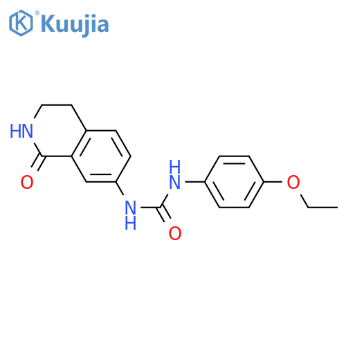 1-(4-ethoxyphenyl)-3-(1-oxo-1,2,3,4-tetrahydroisoquinolin-7-yl)urea structure
