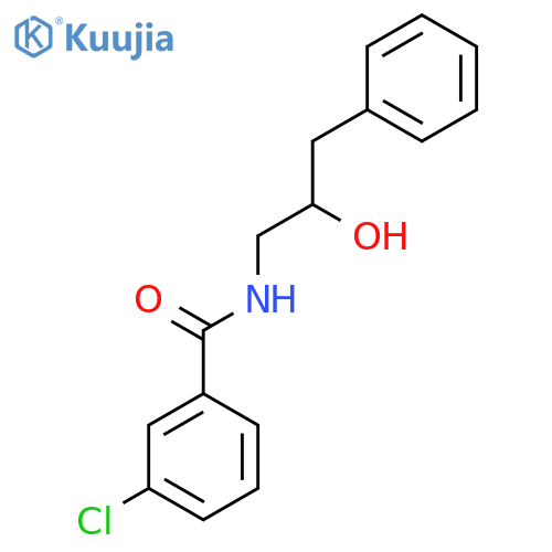 3-chloro-N-(2-hydroxy-3-phenylpropyl)benzamide structure