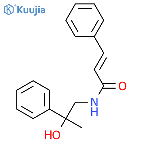 (2E)-N-(2-hydroxy-2-phenylpropyl)-3-phenylprop-2-enamide structure