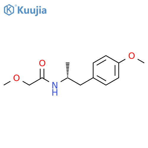 Acetamide, 2-methoxy-N-[(1R)-2-(4-methoxyphenyl)-1-methylethyl]- structure