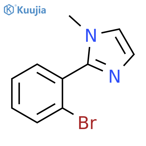 2-(2-Bromo-phenyl)-1-methyl-1H-imidazole structure