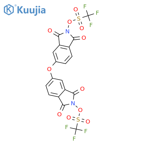 1H-ISOINDOLE-1,3(2H)-DIONE, 5,5'-OXYBIS[2-[[(TRIFLUOROMETHYL)SULFONYL]OXY]- structure