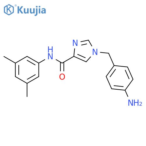 1-(4-Aminobenzyl)-n-(3,5-dimethylphenyl)-1h-imidazole-4-carboxamide structure
