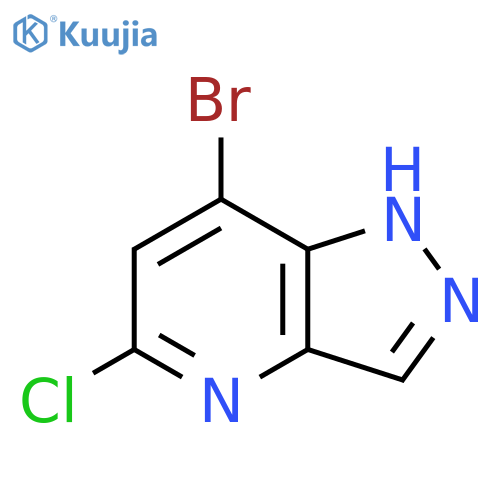 7-Bromo-5-chloro-1H-pyrazolo[4,3-b]pyridine structure