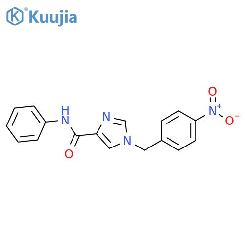 1-(4-Nitrobenzyl)-n-phenyl-1h-imidazole-4-carboxamide structure