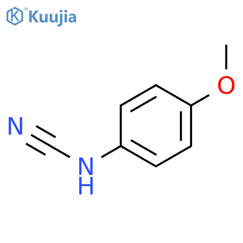 (4-Methoxyphenyl)aminocarbonitrile structure