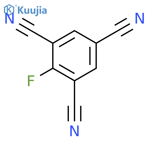 2-fluorobenzene-1,3,5-tricarbonitrile structure
