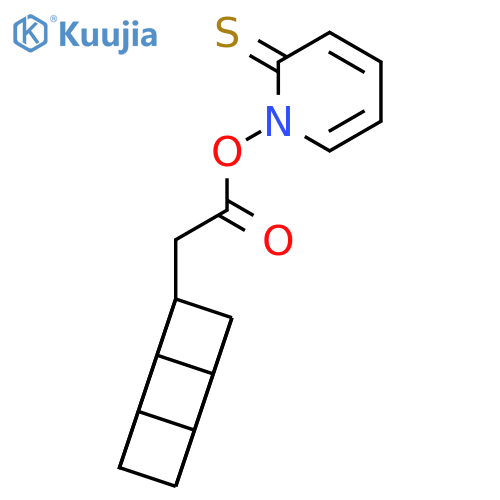 2(1H)-Pyridinethione, 1-[(pentacyclo[4.2.0.02,5.03,8.04,7]octylacetyl)oxy]- structure