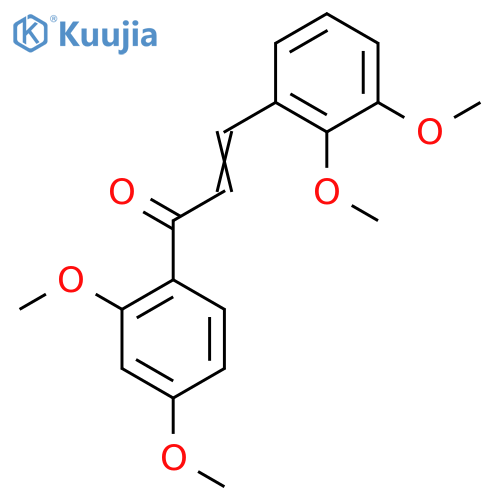 3-(2,3-Dimethoxyphenyl)-1-(2,4-dimethoxyphenyl)prop-2-en-1-one structure