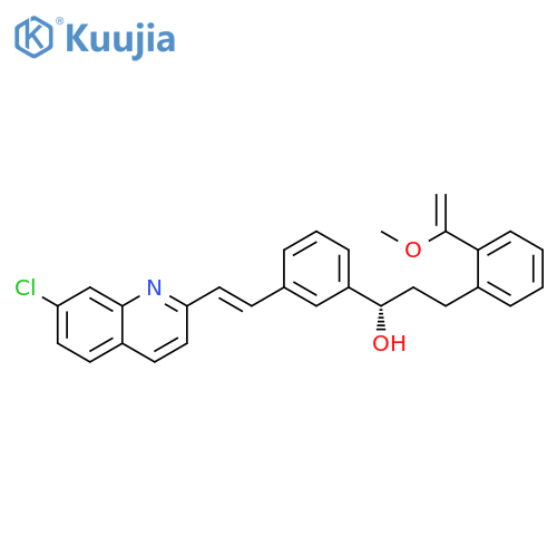 Benzenepropanol, α-[3-[(1E)-2-(7-chloro-2-quinolinyl)ethenyl]phenyl]-2-(1-methoxyethenyl)-, (αS)- structure