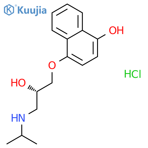 (S)-4-Hydroxy Propranolol Hydrobromide structure