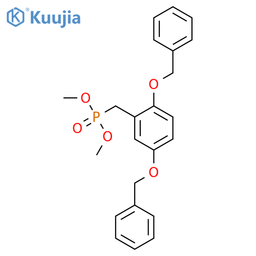 Dimethyl (2,5-Dibenzyloxy)phenylmethylphosphonate structure