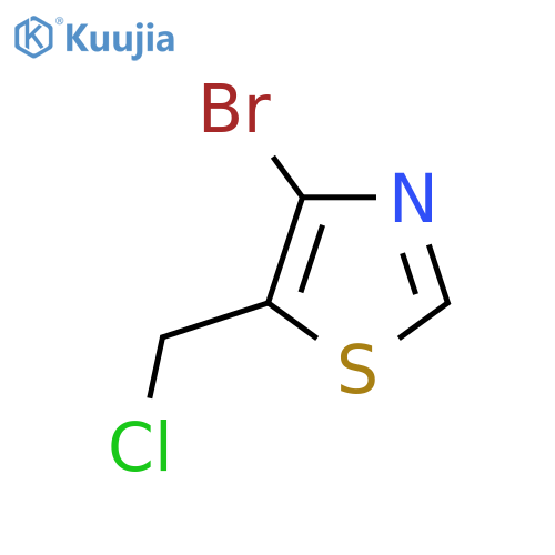 4-Bromo-5-(chloromethyl)thiazole structure