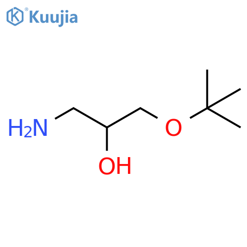 1-amino-3-(tert-butoxy)propan-2-ol structure