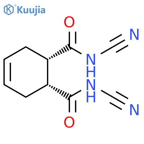 4-Cyclohexene-1,2-dicarboxamide, N,N'-dicyano-, cis- structure