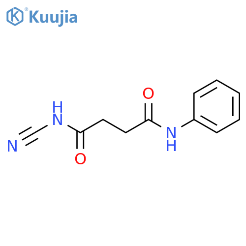 Butanediamide, N-cyano-N'-phenyl- structure