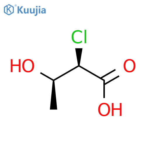 Butanoic acid, 2-chloro-3-hydroxy-, (2R,3R)-rel-(-)- structure