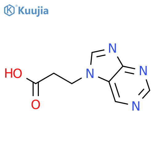 7H-Purine-7-propanoic acid structure