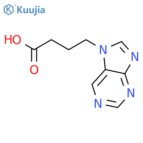 7H-Purine-7-butanoic acid structure