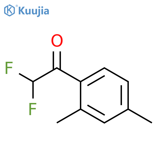1-(2,4-dimethylphenyl)-2,2-difluoroethan-1-one structure