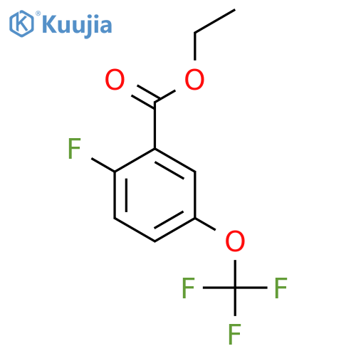 Ethyl 2-fluoro-5-(trifluoromethoxy)benzoate structure