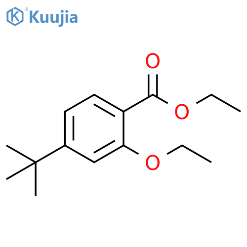ethyl 4-tert-butyl-2-ethoxybenzoate structure