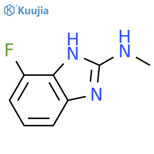 7-Fluoro-N-methyl-1H-benzo[d]imidazol-2-amine structure