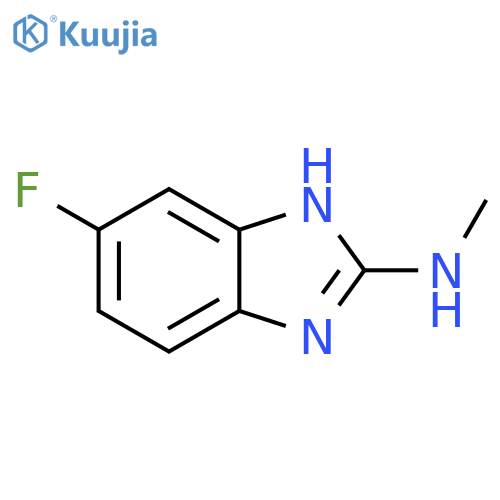6-fluoro-N-methyl-1H-1,3-benzodiazol-2-amine structure