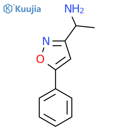 1-(5-Phenylisoxazol-3-yl)ethanamine structure