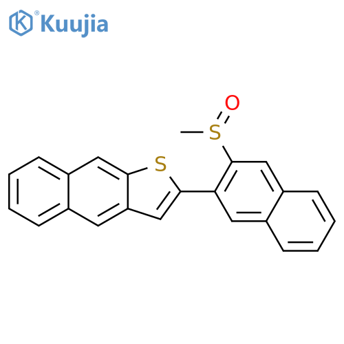 Naphtho[2,3-b]thiophene, 2-[3-(methylsulfinyl)-2-naphthalenyl]- structure