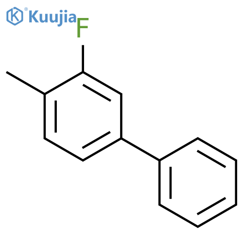 1,1'-Biphenyl, 3-fluoro-4-methyl- structure
