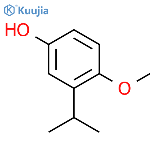 2-Isopropyl-4-hydroxy anisole structure