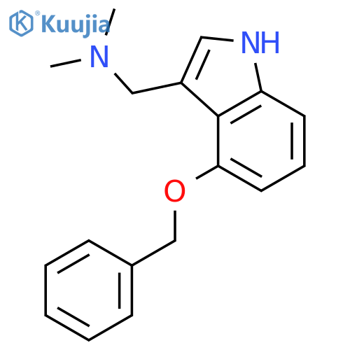 4-Benzyloxygramine structure