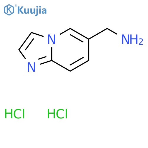 C-Imidazo1,2-apyridin-6-yl-methylamine hydrochloride structure