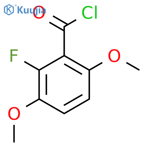 2-Fluoro-3,6-dimethoxybenzoyl chloride structure