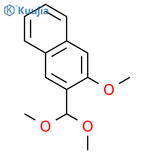 2-(dimethoxymethyl)-3-methoxynaphthalene structure