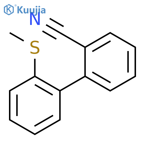 2-2-(Methylsulfanyl)phenylbenzonitrile structure