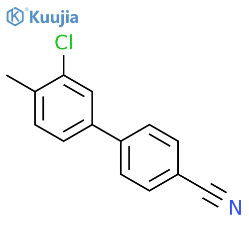 4-(3-Chloro-4-methylphenyl)benzonitrile structure