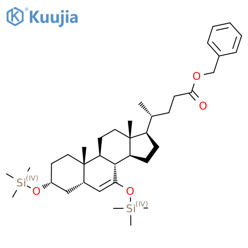 Phenylmethyl 3,7-Bis(trimethylsilyl)oxy-chol-6-en-24-oic Acid Ester structure
