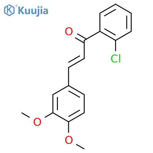(2E)-1-(2-Chlorophenyl)-3-(3,4-dimethoxyphenyl)prop-2-en-1-one structure