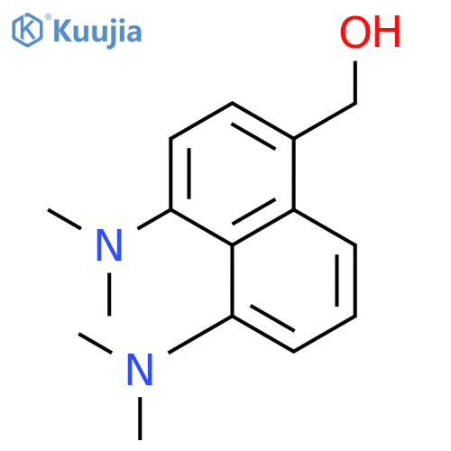 1-Naphthalenemethanol, 4,5-bis(dimethylamino)- structure