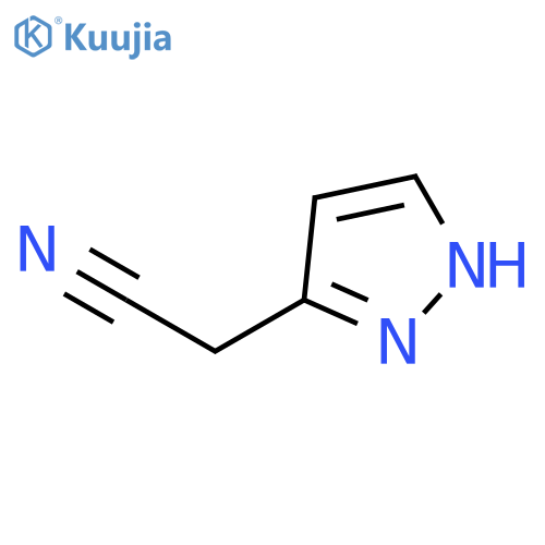 2-(1H-Pyrazol-3-YL)acetonitrile structure