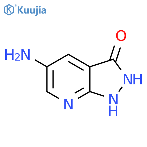 5-Amino-3-hydroxy-1H-pyrazolo[3,4-b]pyridine structure