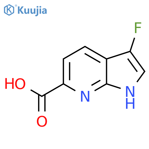 3-Fluoro-1H-pyrrolo[2,3-b]pyridine-6-carboxylic acid structure