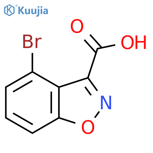 4-Bromobenzo[d]isoxazole-3-carboxylic acid structure